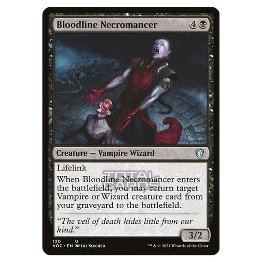 Magic The Gathering - Innistrad - Crimson Vow Commander - Bloodline Necromancer - 120/38