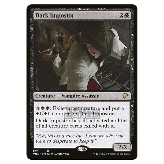 Magic The Gathering - Innistrad - Crimson Vow Commander - Dark Impostor - 127/38