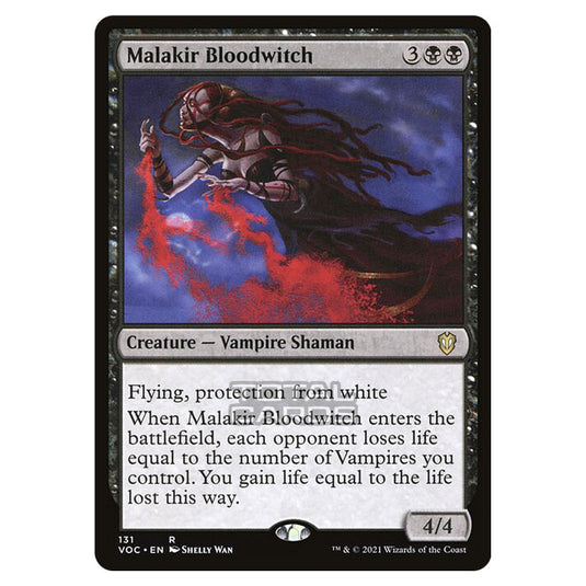 Magic The Gathering - Innistrad - Crimson Vow Commander - Malakir Bloodwitch - 131/38