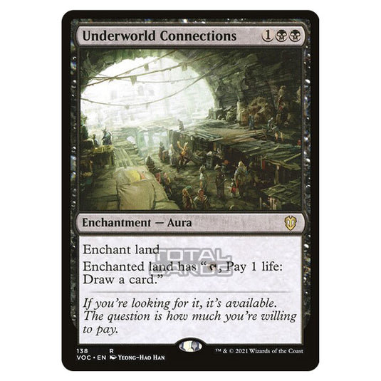 Magic The Gathering - Innistrad - Crimson Vow Commander - Underworld Connections - 138/38