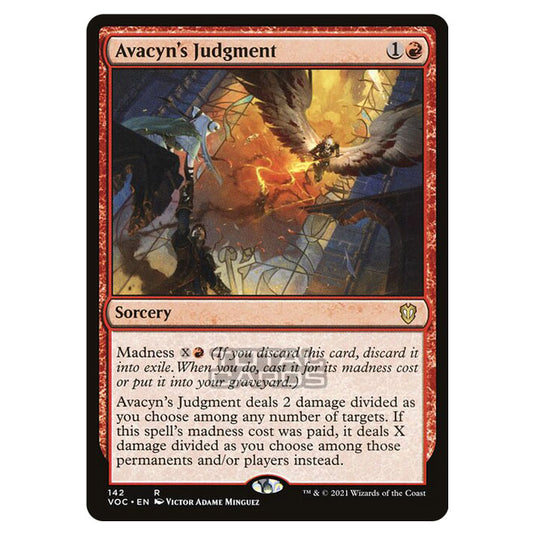 Magic The Gathering - Innistrad - Crimson Vow Commander - Avacyn's Judgment - 142/38