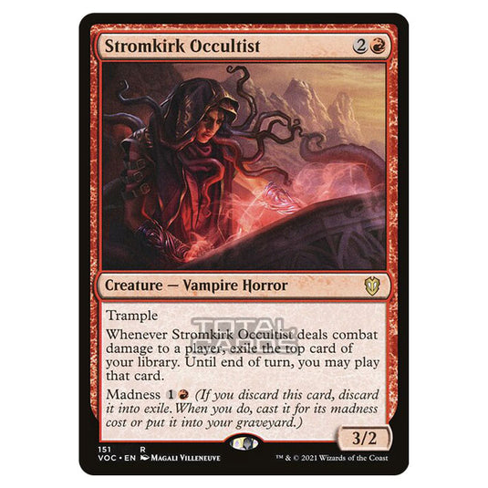 Magic The Gathering - Innistrad - Crimson Vow Commander - Stromkirk Occultist - 151/38