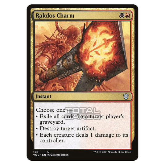 Magic The Gathering - Innistrad - Crimson Vow Commander - Rakdos Charm - 156/38