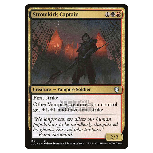 Magic The Gathering - Innistrad - Crimson Vow Commander - Stromkirk Captain - 157/38