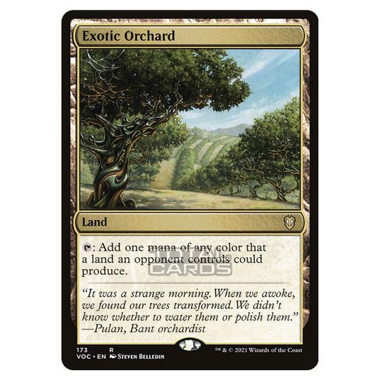 Magic The Gathering - Innistrad - Crimson Vow Commander - Exotic Orchard - 173/38
