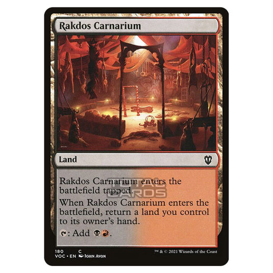 Magic The Gathering - Innistrad - Crimson Vow Commander - Rakdos Carnarium - 180/38