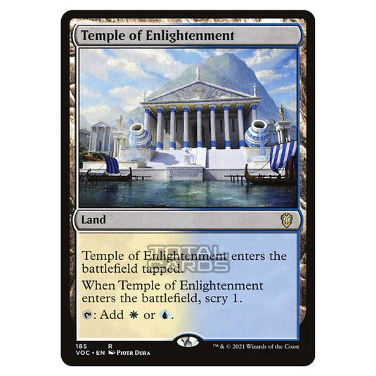 Magic The Gathering - Innistrad - Crimson Vow Commander - Temple of Enlightenment - 185/38