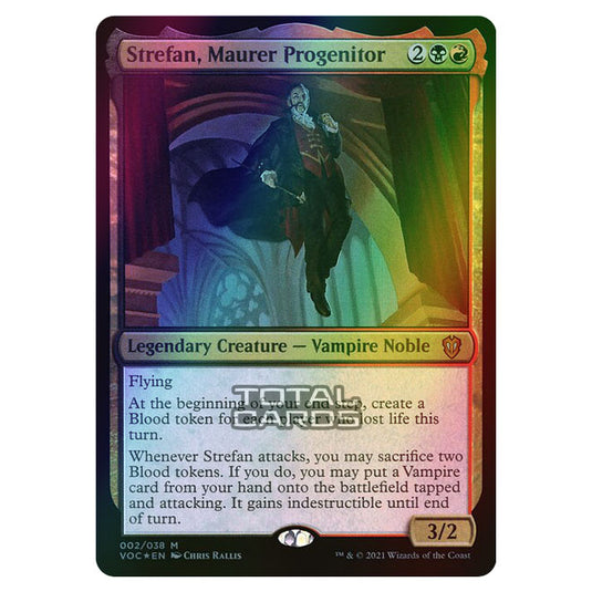 Magic The Gathering - Innistrad - Crimson Vow Commander - Strefan, Maurer Progenitor - 2/38 (Foil)