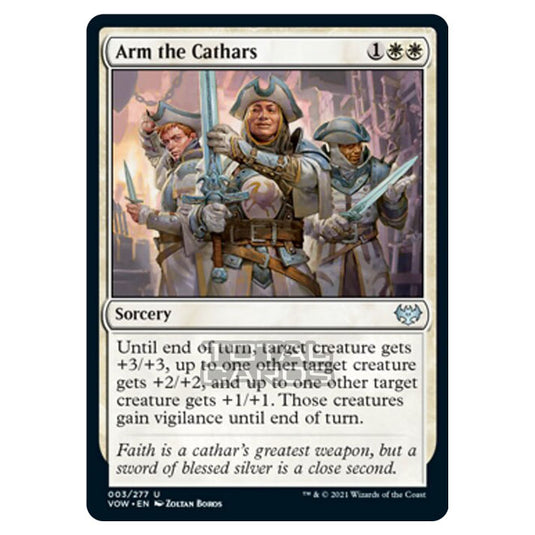 Magic The Gathering - Innistrad - Crimson Vow - Arm the Cathars - 3/277