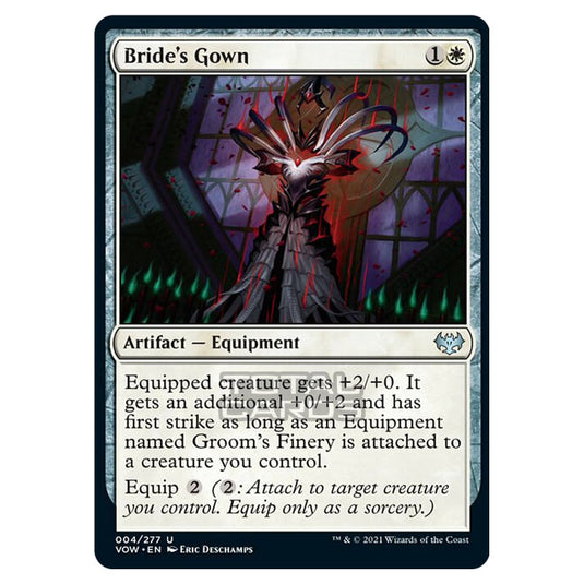 Magic The Gathering - Innistrad - Crimson Vow - Bride's Gown - 4/277