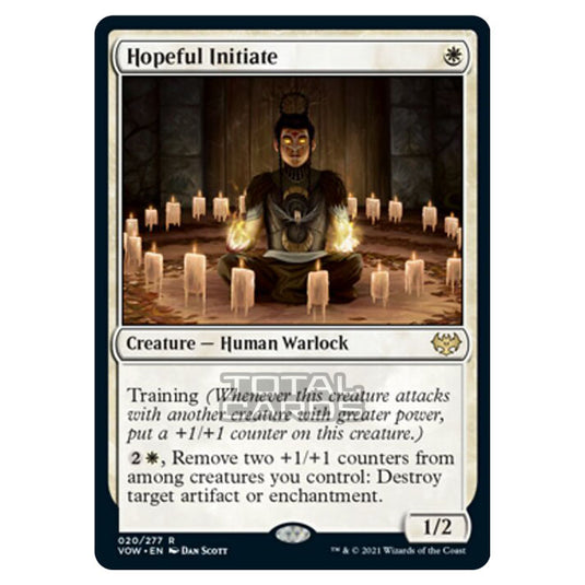 Magic The Gathering - Innistrad - Crimson Vow - Hopeful Initiate - 20/277