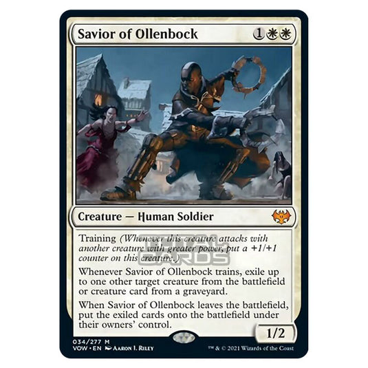 Magic The Gathering - Innistrad - Crimson Vow - Savior of Ollenbock - 34/277