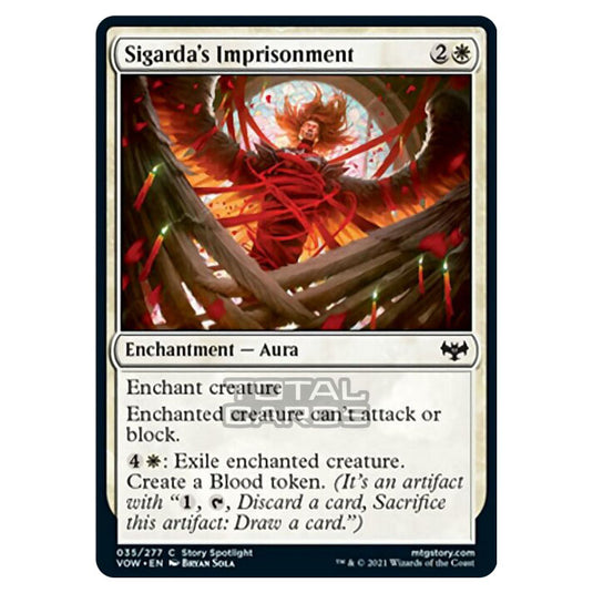 Magic The Gathering - Innistrad - Crimson Vow - Sigarda's Imprisonment - 35/277