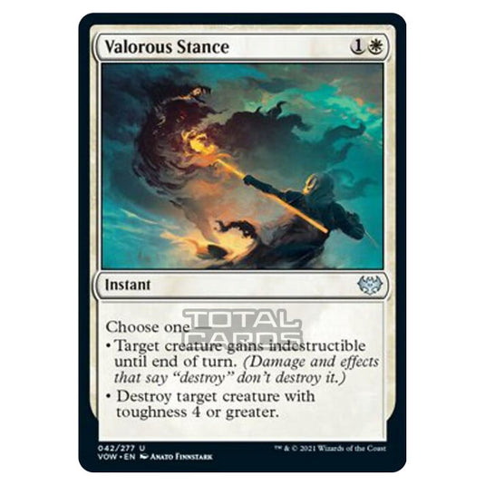 Magic The Gathering - Innistrad - Crimson Vow - Valorous Stance - 42/277