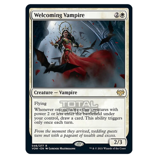Magic The Gathering - Innistrad - Crimson Vow - Welcoming Vampire - 46/277
