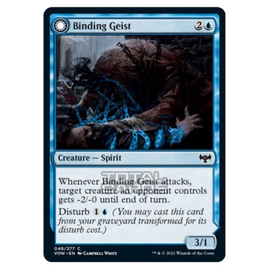 Magic The Gathering - Innistrad - Crimson Vow - Binding Geist // Spectral Binding - 48/277