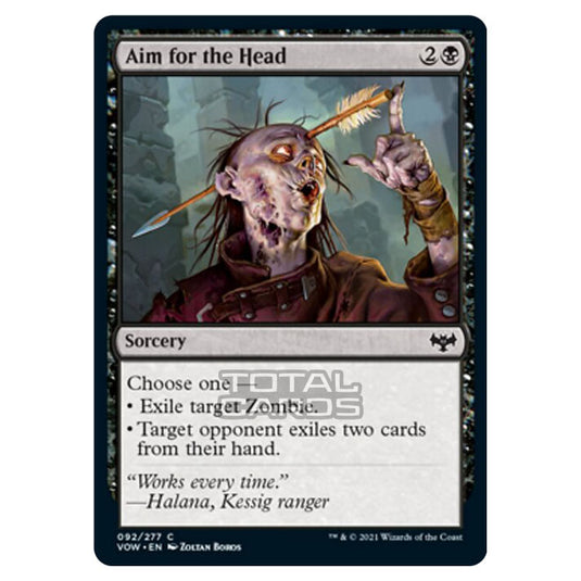 Magic The Gathering - Innistrad - Crimson Vow - Aim for the Head - 92/277