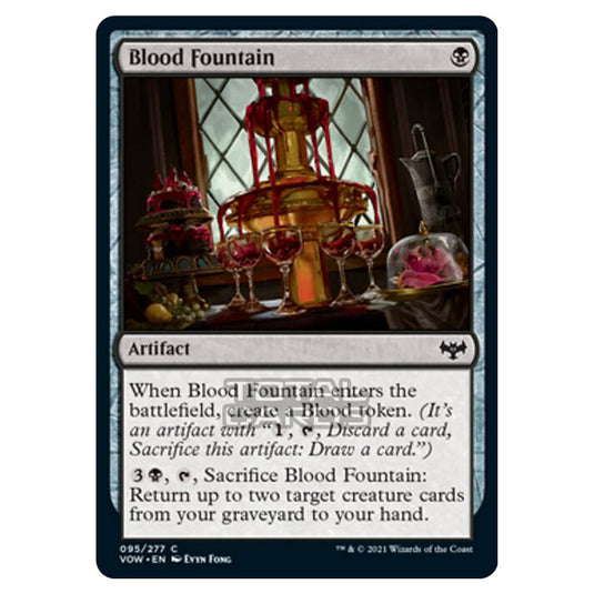 Magic The Gathering - Innistrad - Crimson Vow - Blood Fountain - 95/277