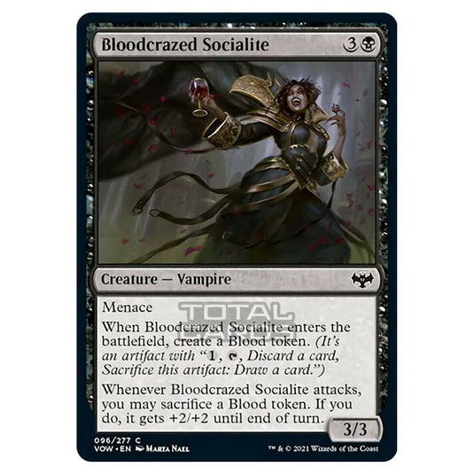 Magic The Gathering - Innistrad - Crimson Vow - Bloodcrazed Socialite - 96/277