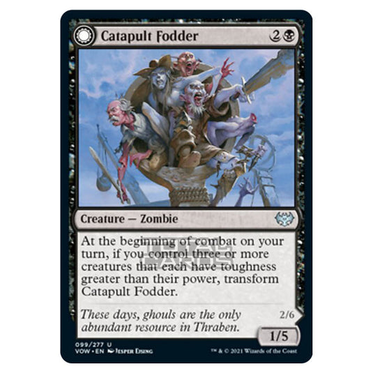 Magic The Gathering - Innistrad - Crimson Vow - Catapult Fodder // Catapult Captain - 99/277