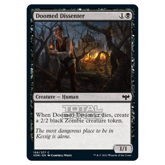 Magic The Gathering - Innistrad - Crimson Vow - Doomed Dissenter - 106/277