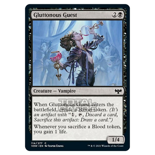 Magic The Gathering - Innistrad - Crimson Vow - Gluttonous Guest - 114/277