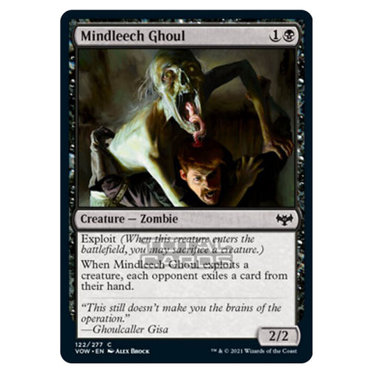 Magic The Gathering - Innistrad - Crimson Vow - Mindleech Ghoul - 122/277