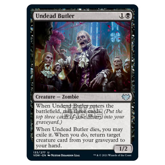 Magic The Gathering - Innistrad - Crimson Vow - Undead Butler - 133/277