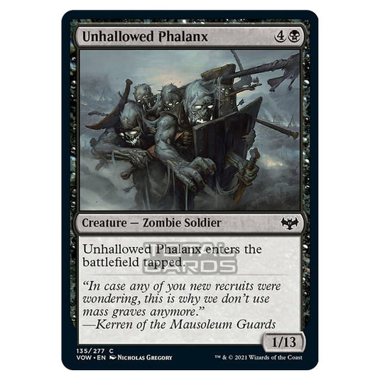 Magic The Gathering - Innistrad - Crimson Vow - Unhallowed Phalanx - 135/277