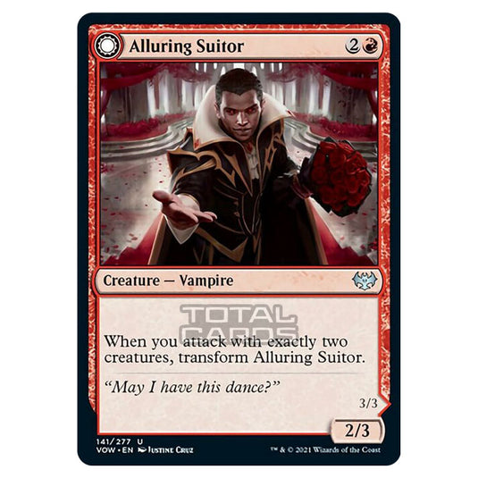 Magic The Gathering - Innistrad - Crimson Vow - Alluring Suitor // Deadly Dancer - 141/277