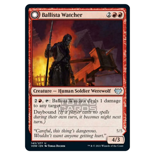 Magic The Gathering - Innistrad - Crimson Vow - Ballista Watcher // Ballista Wielder - 143/277