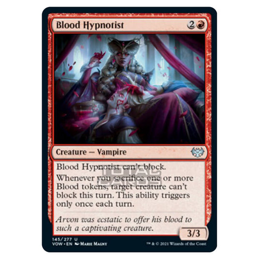 Magic The Gathering - Innistrad - Crimson Vow - Blood Hypnotist - 145/277