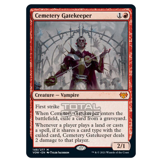 Magic The Gathering - Innistrad - Crimson Vow - Cemetery Gatekeeper - 148/277