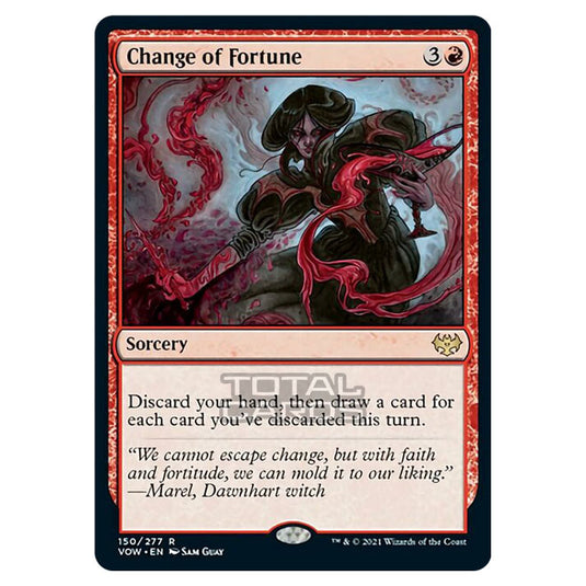 Magic The Gathering - Innistrad - Crimson Vow - Change of Fortune - 150/277