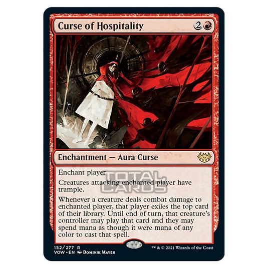 Magic The Gathering - Innistrad - Crimson Vow - Curse of Hospitality - 152/277