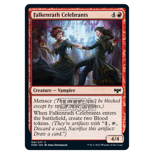 Magic The Gathering - Innistrad - Crimson Vow - Falkenrath Celebrants - 156/277