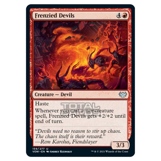 Magic The Gathering - Innistrad - Crimson Vow - Frenzied Devils - 159/277