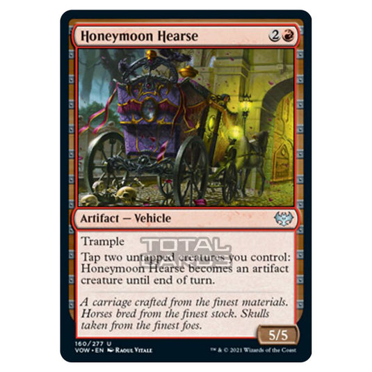 Magic The Gathering - Innistrad - Crimson Vow - Honeymoon Hearse - 160/277