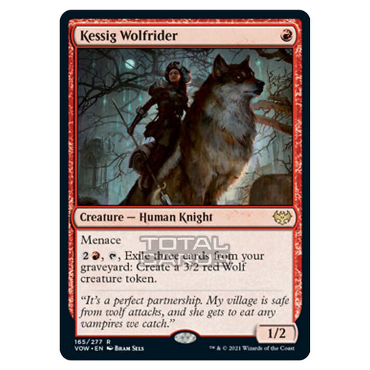 Magic The Gathering - Innistrad - Crimson Vow - Kessig Wolfrider - 165/277