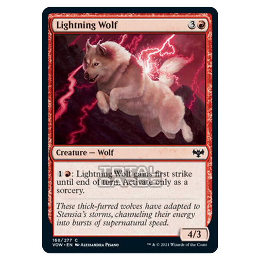 Magic The Gathering - Innistrad - Crimson Vow - Lightning Wolf - 168/277