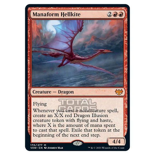 Magic The Gathering - Innistrad - Crimson Vow - Manaform Hellkite - 170/277