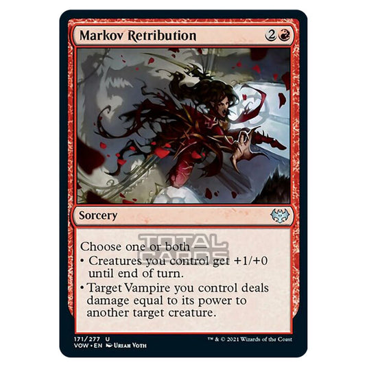 Magic The Gathering - Innistrad - Crimson Vow - Markov Retribution - 171/277