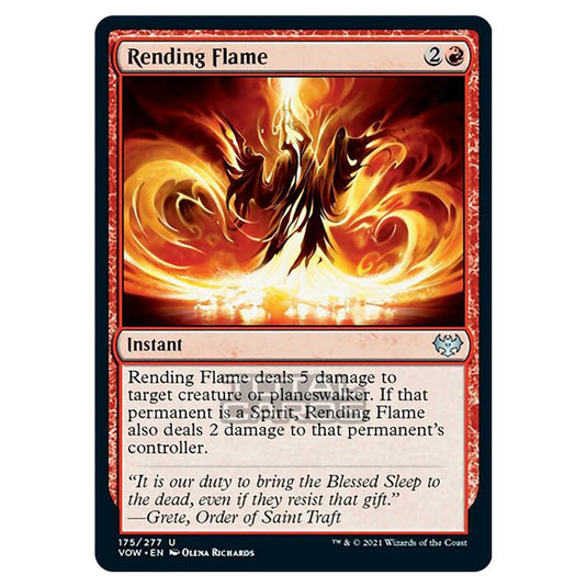 Magic The Gathering - Innistrad - Crimson Vow - Rending Flame - 175/277