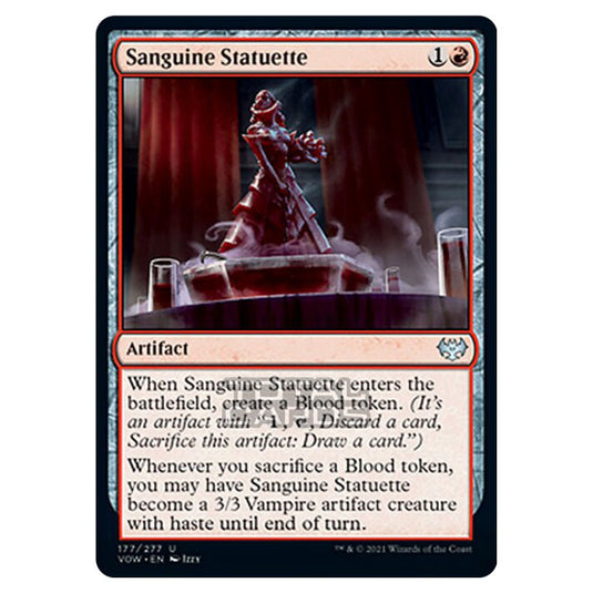 Magic The Gathering - Innistrad - Crimson Vow - Sanguine Statuette - 177/277