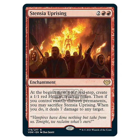 Magic The Gathering - Innistrad - Crimson Vow - Stensia Uprising - 178/277