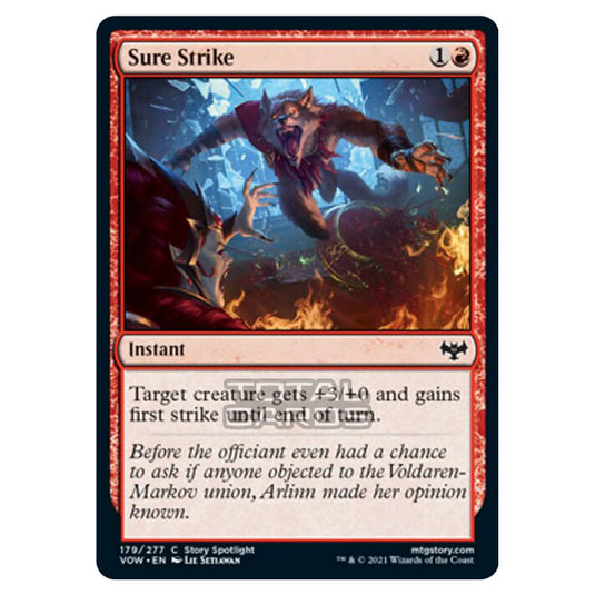 Magic The Gathering - Innistrad - Crimson Vow - Sure Strike - 179/277