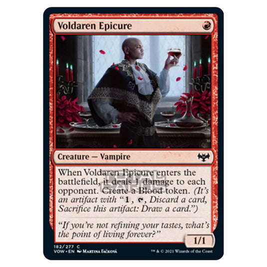 Magic The Gathering - Innistrad - Crimson Vow - Voldaren Epicure - 182/277