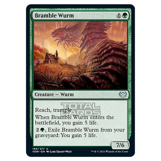 Magic The Gathering - Innistrad - Crimson Vow - Bramble Wurm - 189/277