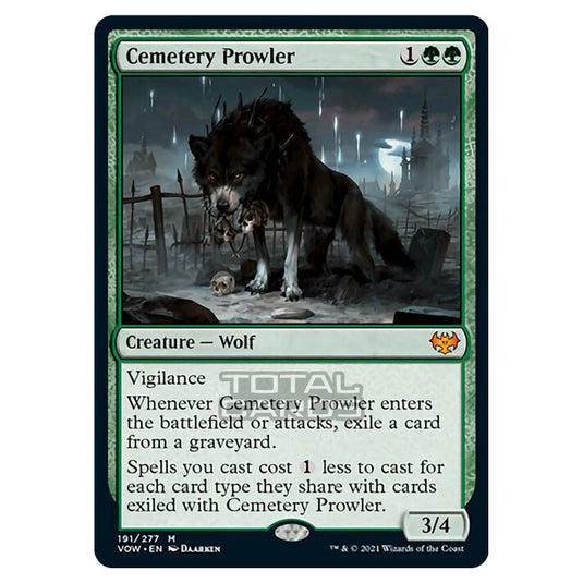 Magic The Gathering - Innistrad - Crimson Vow - Cemetery Prowler - 191/277