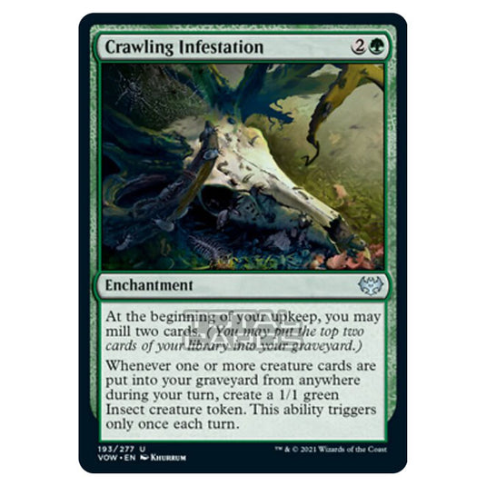 Magic The Gathering - Innistrad - Crimson Vow - Crawling Infestation - 193/277